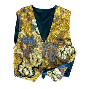 357 vintage beaded vest p18 flaw back